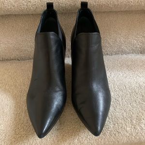 Marc Fisher LTD Black Kramer Leather Booties
